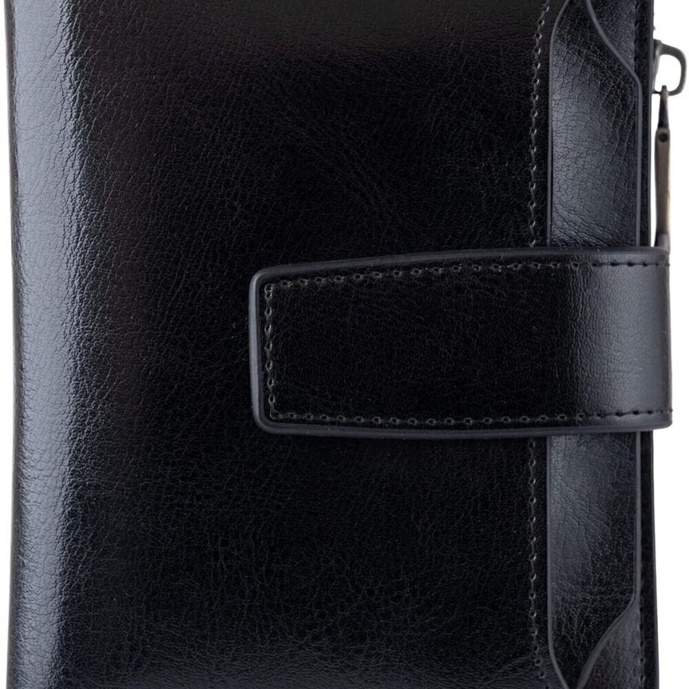 Women's Leather RFID Blocking Bifold Wallet Small Credit Card Purse